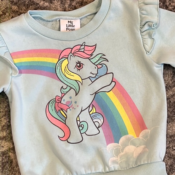 My Little Pony | Shirts & Tops | Retro My Little Pony Ruffle Shoulder ...
